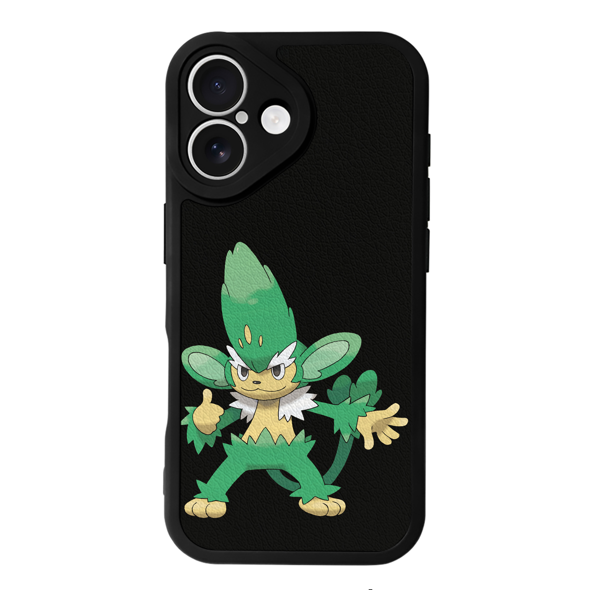 （画像用） ポケットモンスター Pokémon 【iPhone 16シリーズ対応】シリコンスマホケース（レザー調） 材質：シリコン